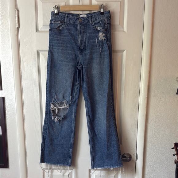 Boyish Mikey Jeans Distressed Wide Leg size 27 - Picture 3 of 12